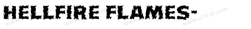 Hellfire Flames字体转换